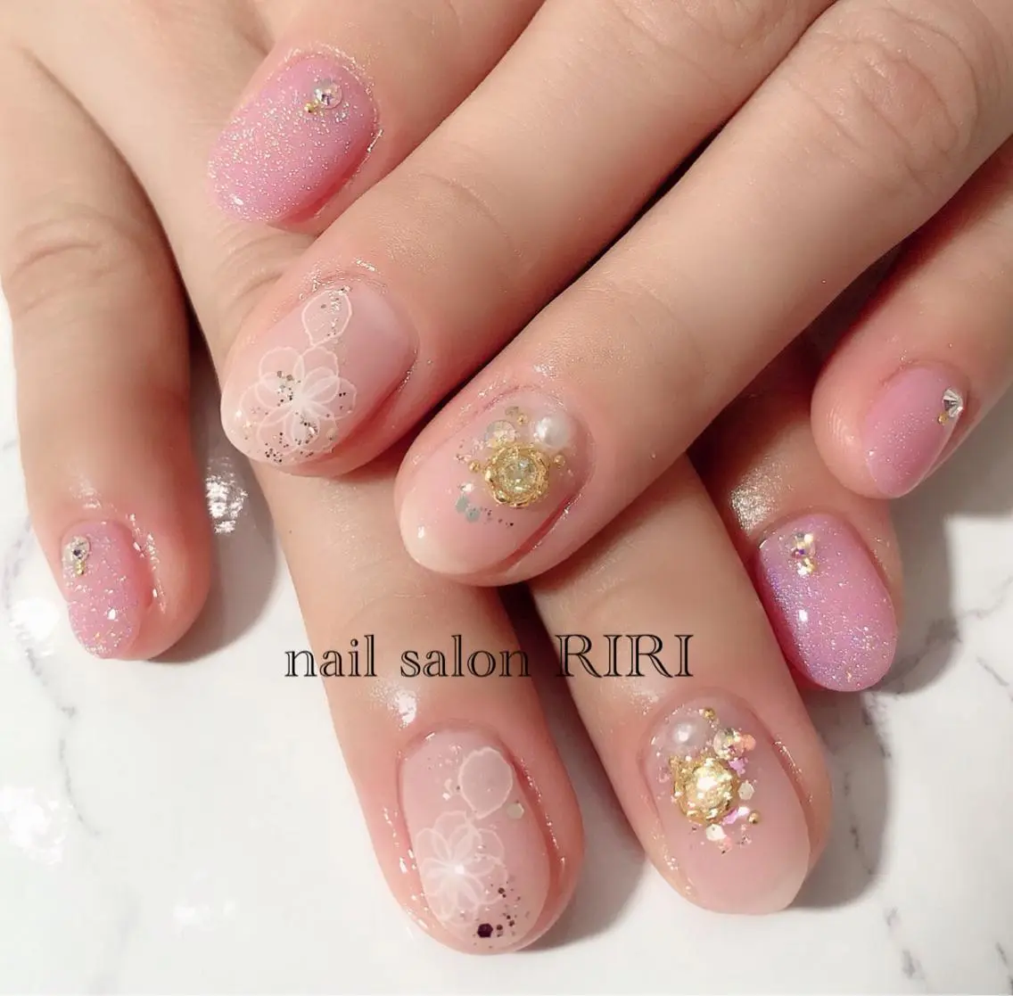 ネイル フラワーネイル RIRI リリのネイルデザイン