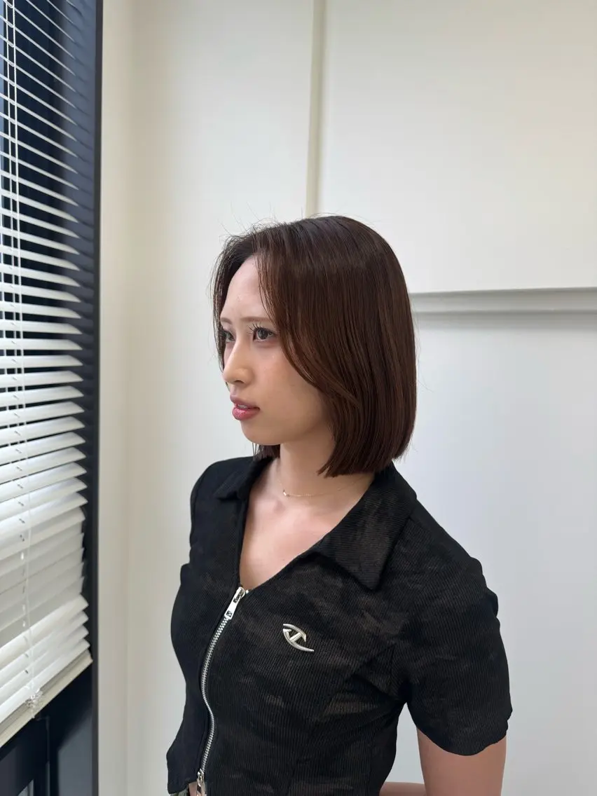 ミディアム カラー noa🎀美髪縮毛/ 透明感カラーのヘアスタイル