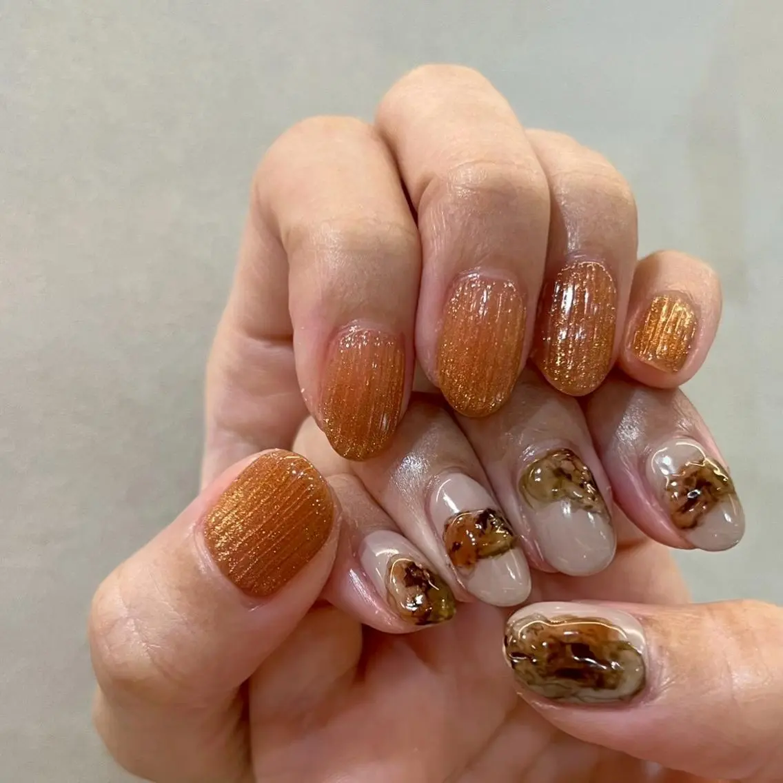 ネイル ニュアンスネイル ハンドネイル パラジェル認定サロン N°nail 立川のネイルデザイン