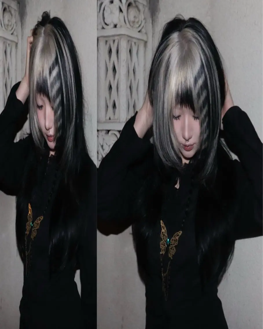 ロング カラー カット ヘアカラー トリートメント ヘッドスパ ヘアセット HARUNA/原宿/ デザイン/カットのヘアスタイル