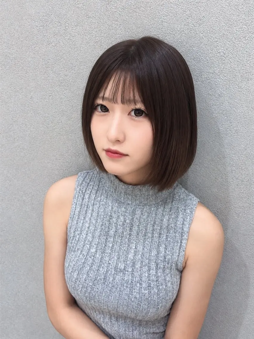 カット ヘアカラー トリートメント 艶カラー×似合 わせヘア✨hinaのヘアスタイル