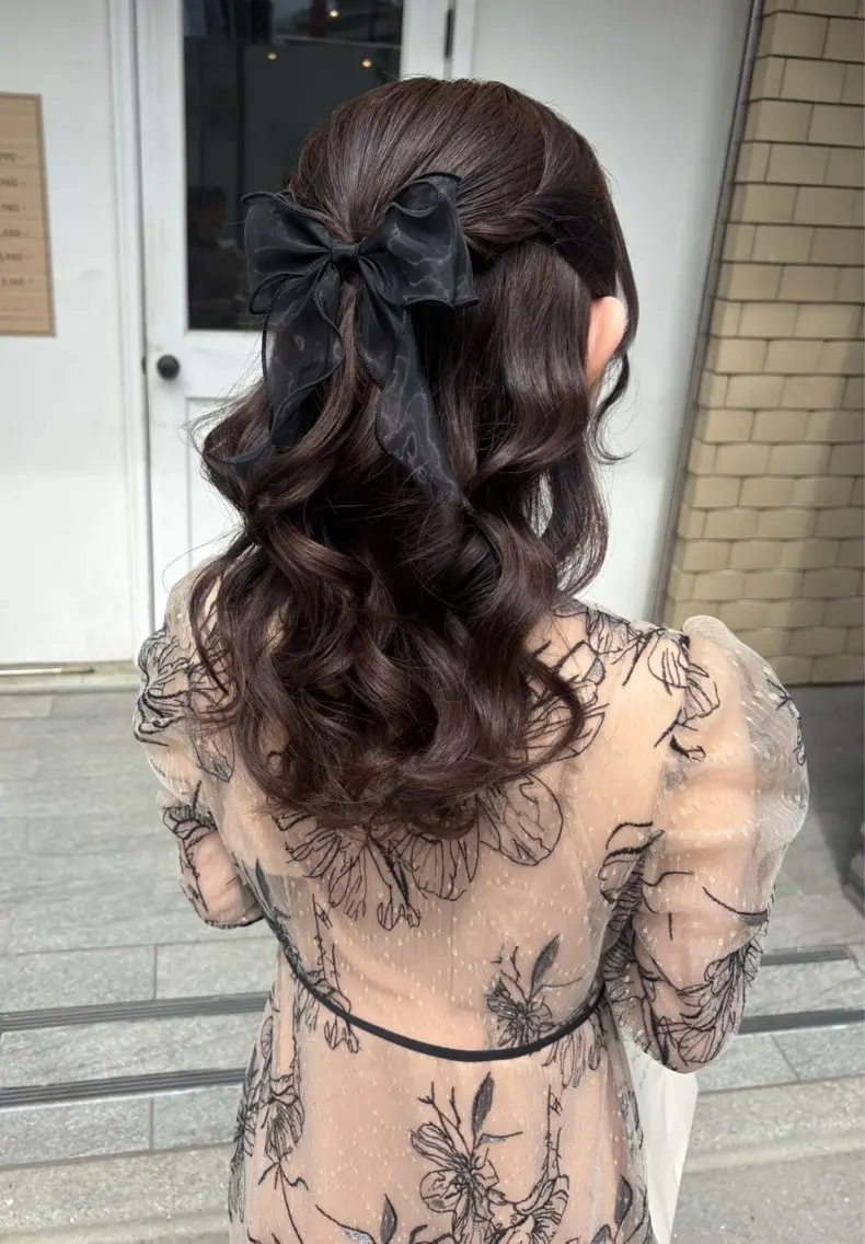 ロング ヘアアレンジ ヘアセット 美髪× ヘアセット✨Araiのヘアスタイル