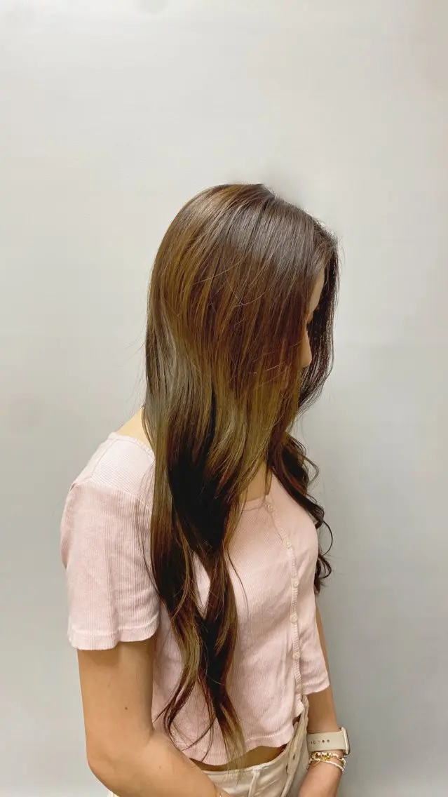 ワンカラー🌈ᵕ̈*ダメージの気になる方500円でトリートメントおすすめしてます!💭👀✨の写真