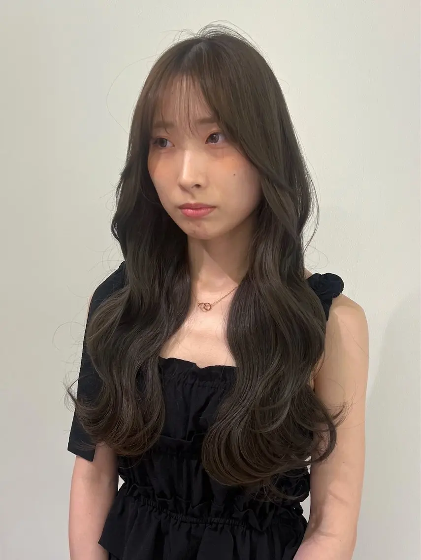 ロング カラー カット ヘアカラー トリートメント SALOWIN名古屋 本山店NAOのヘアスタイル