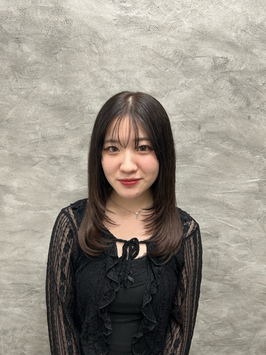 ロング カラー カット ヘアカラー トリートメント 酸性ストレート/ ボブ/暖色/リコのヘアスタイル