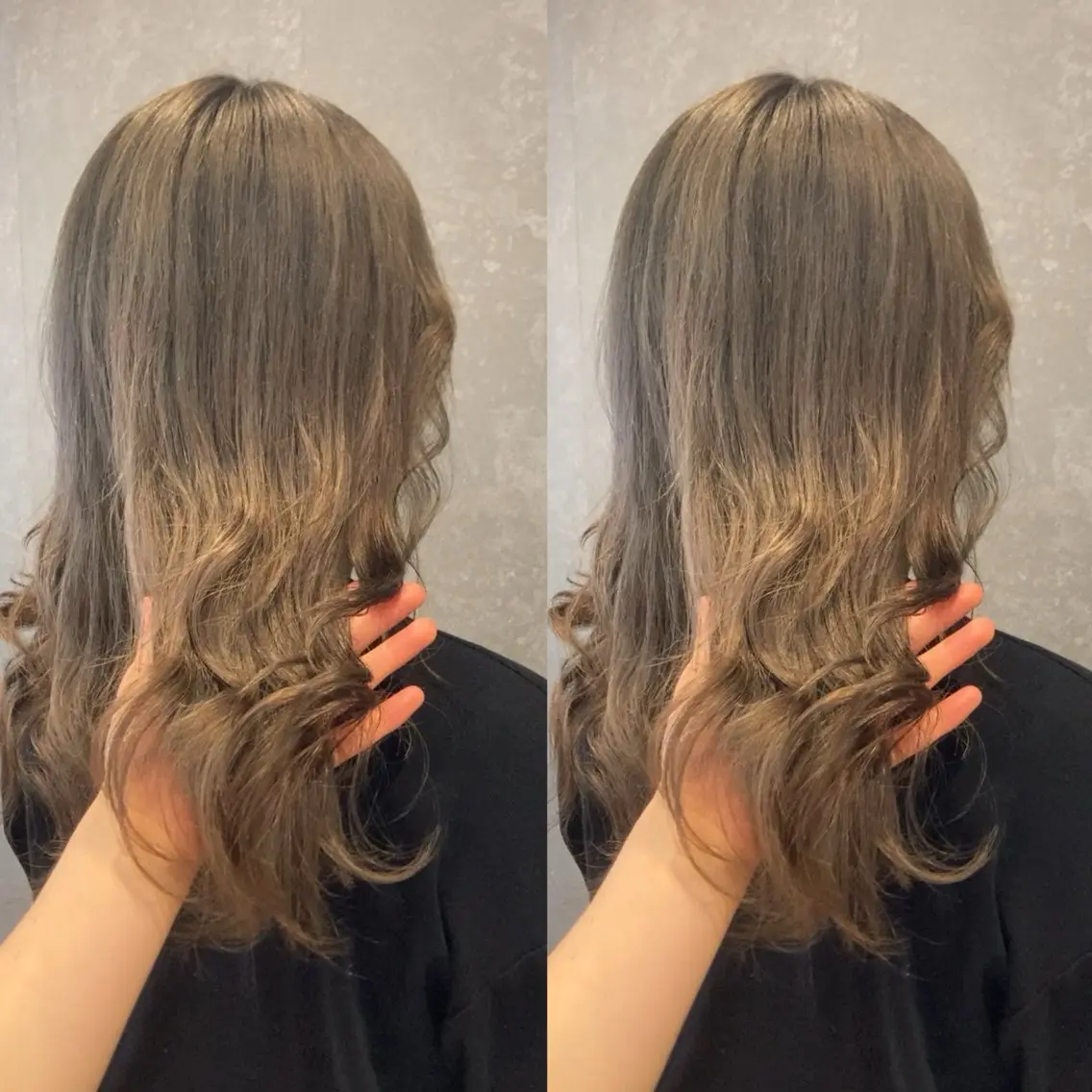 セミロング み うのヘアスタイル
