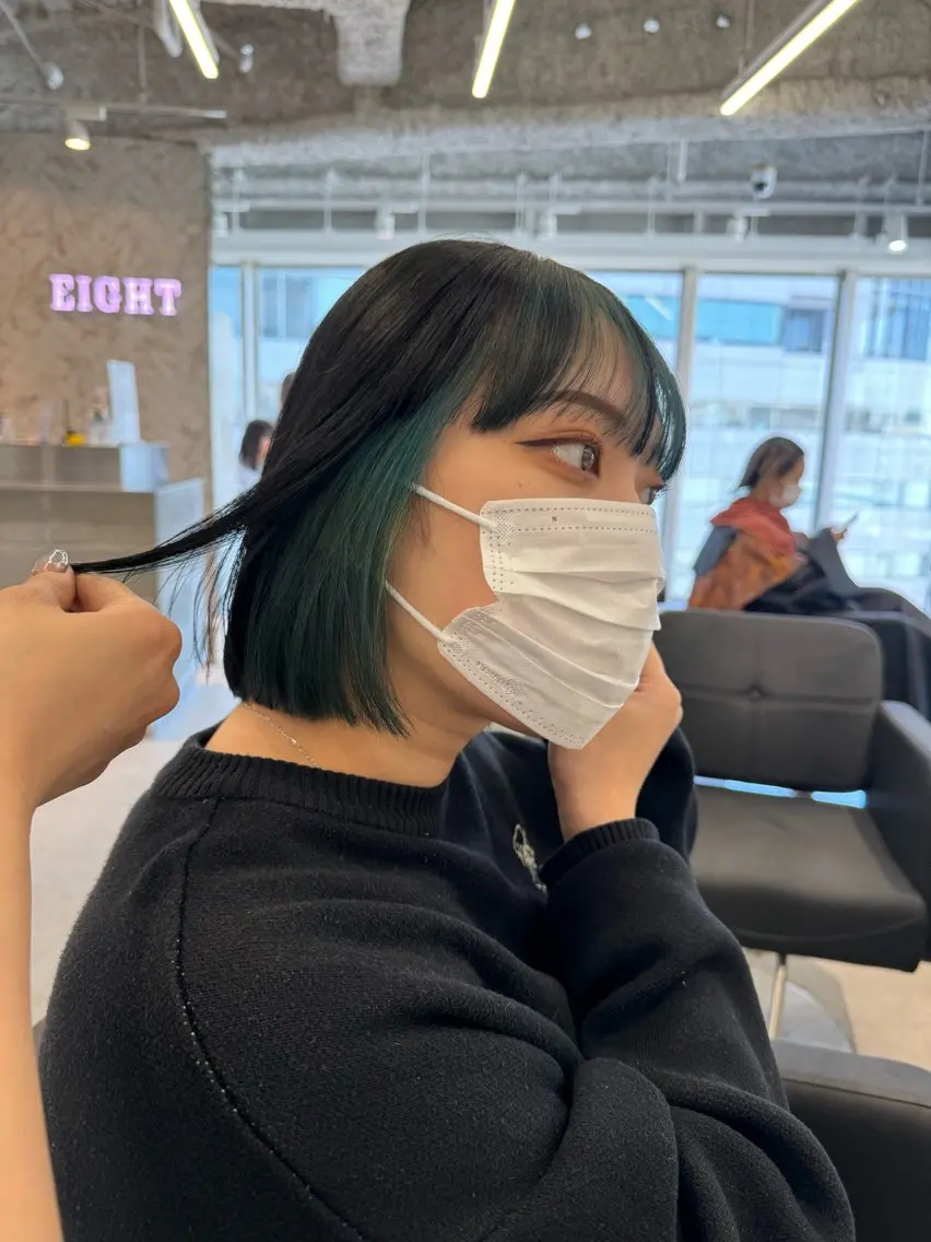 ショート カラー カット ヘアカラー トリートメント 店長 MANAMI /ブリーチ/骨格ボブのヘアスタイル