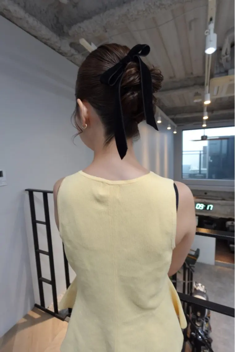 ヘアアレンジ ヘアセット 下川 結月のヘアスタイル