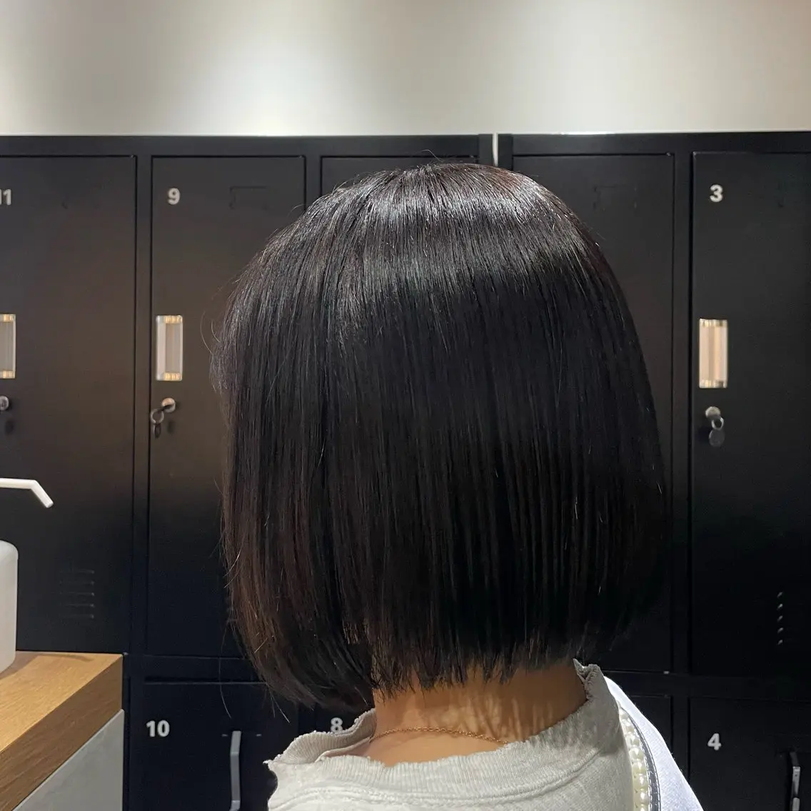 ボブカット+縮毛矯正の写真