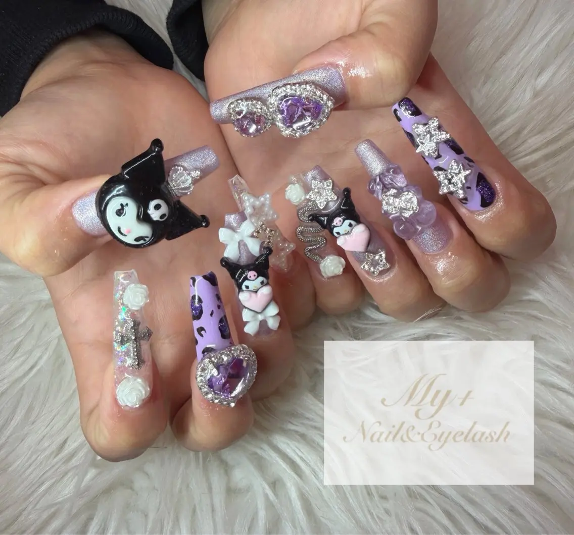 ロング ハンドネイル My+ Yukaのネイルデザイン