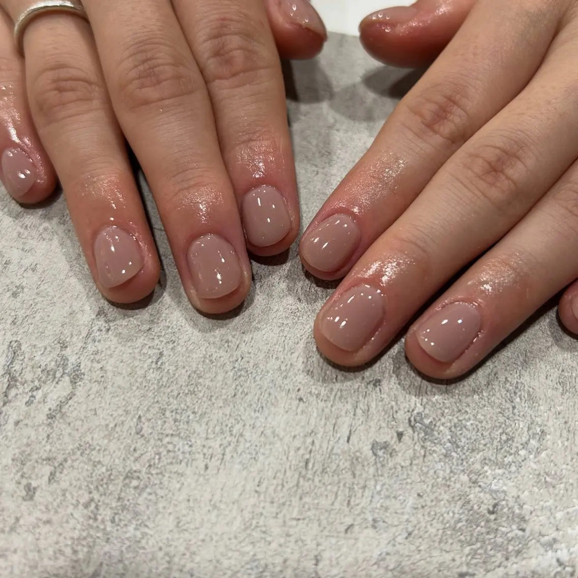 ネイル ワンカラーネイル Allure 小山店 結咲(ゆいさ)のネイルデザイン