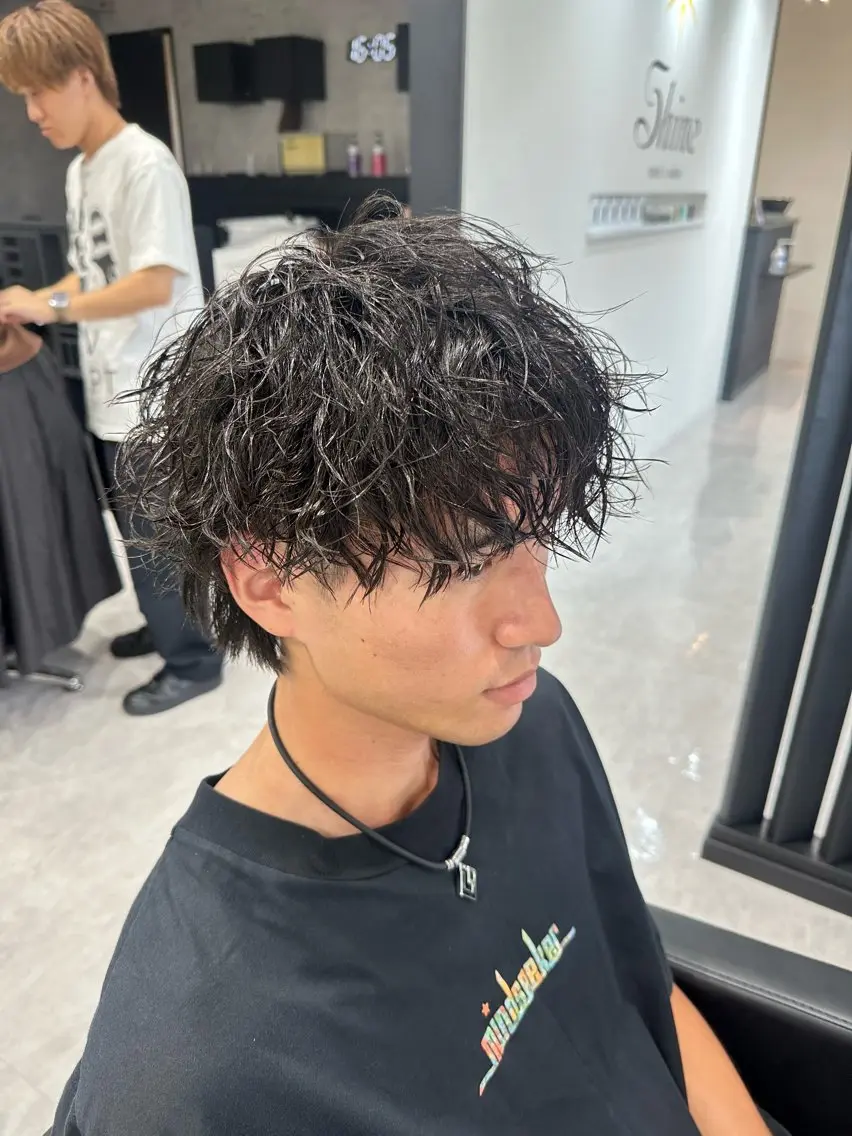 メンズ カット パーマ トリートメント ヘアセット 🌈メンズstyle 特化💫ひびき🌈のヘアスタイル