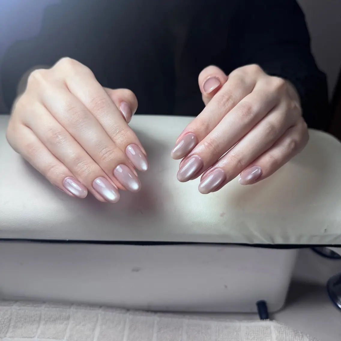 ネイル チークネイル フレンチネイル グラデーション 韓国ネイル マグネットネイル ハンドネイル Hana Nailのネイルデザイン