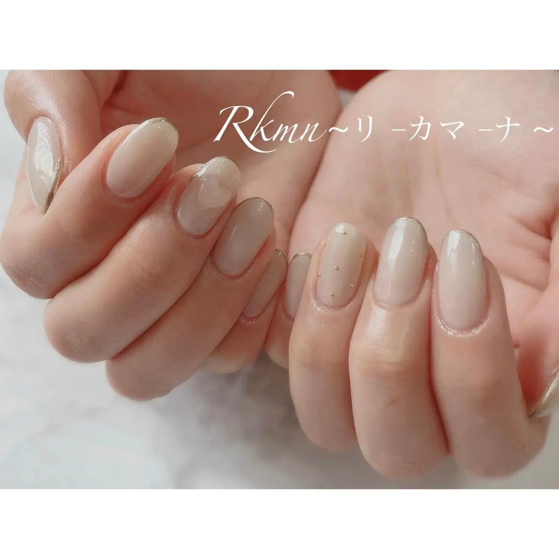 ネイル アートネイル クリアネイル フレンチネイル ハート ミラーネイル ハンドネイル フットネイル ハンドケア Rkmn ~リ-カマ-ナ~のネイルデザイン