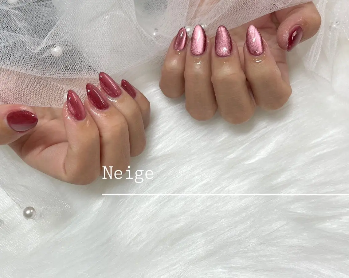 ネイル ハンドネイル Neige‪𓂃ai ＊梅津 / 松尾のネイルデザイン