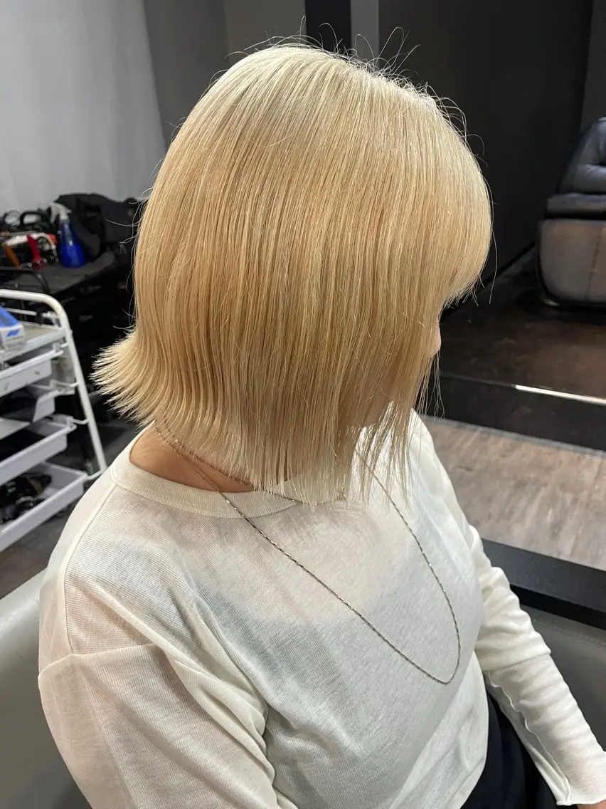 ショート ヘアカラー トリートメント 空きあり💛 miho  大国町のヘアスタイル
