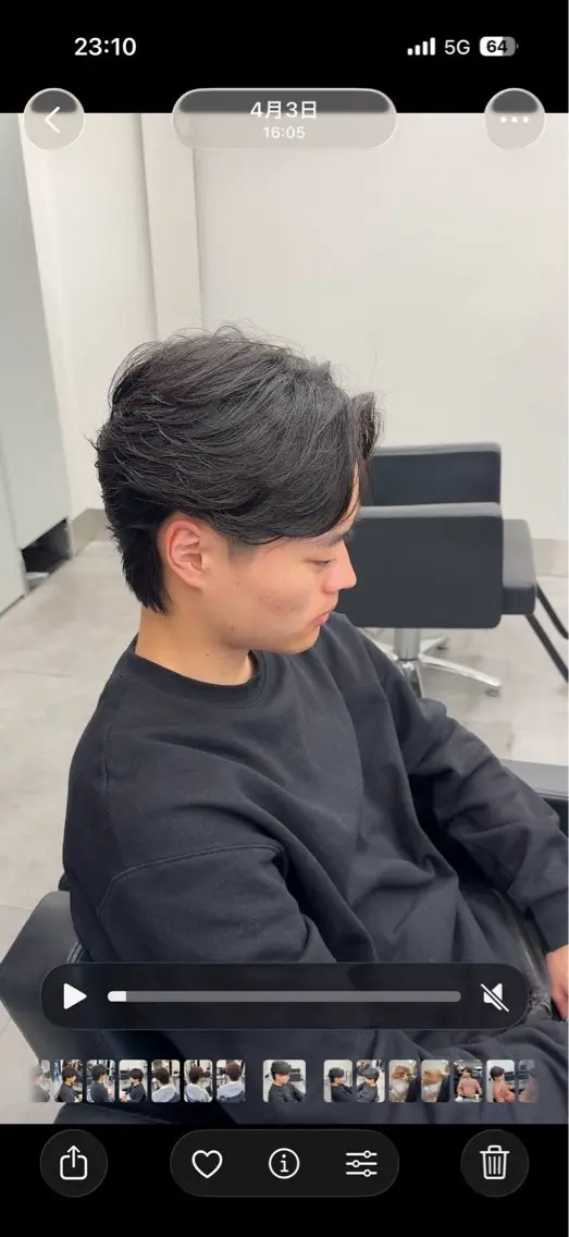 ショート パーマ カット パーマ シミズ リキのヘアスタイル