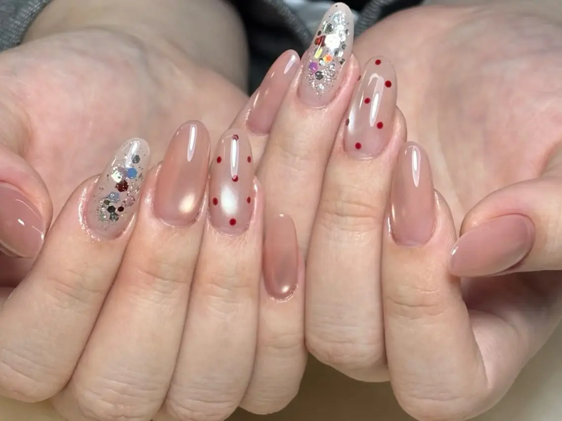 ネイル ハンドネイル GreenNail salonパラジェルのネイルデザイン