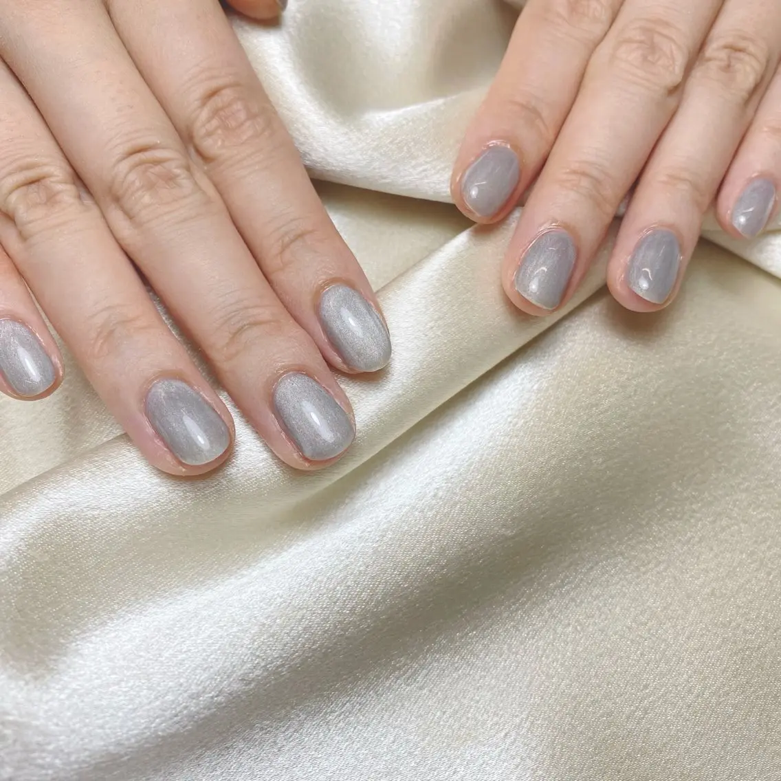 ネイル ブルー 長さ出し フラッシュネイル フットネイル フレンチネイル 🌷yui ネイル🌷のネイルデザイン
