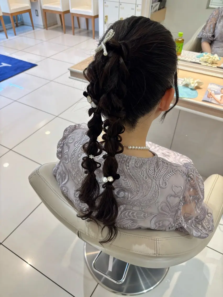 ヘアアレンジ ヘアセット 宮永 璃沙のヘアスタイル