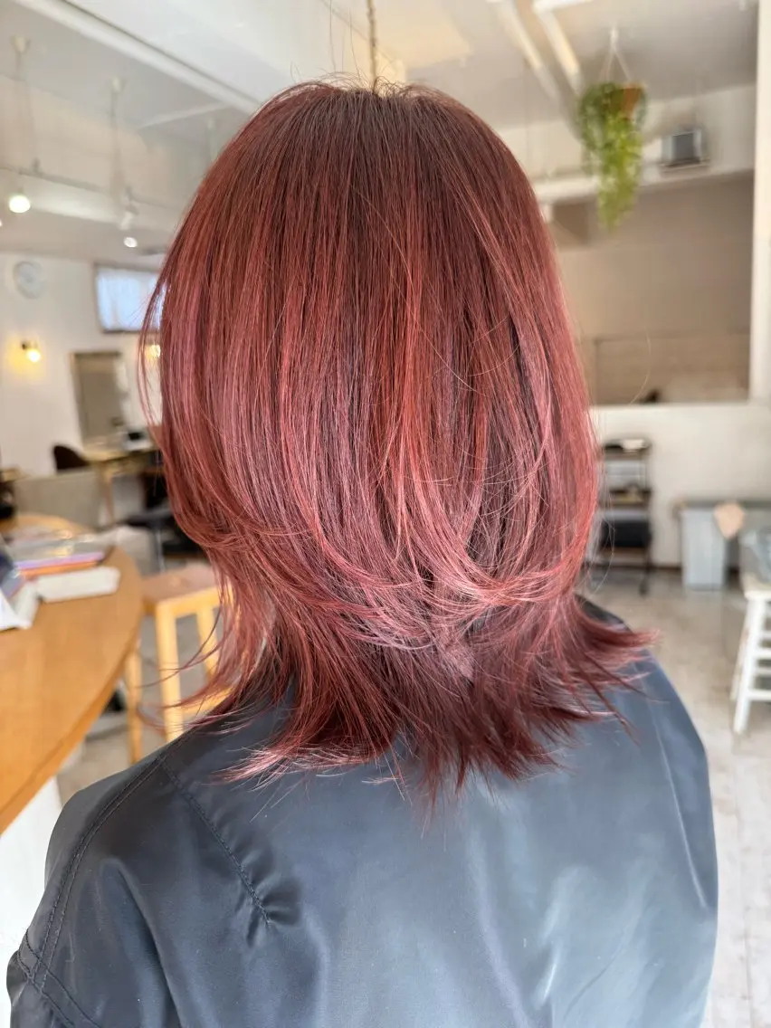 ミディアム 仲井 康己のヘアスタイル