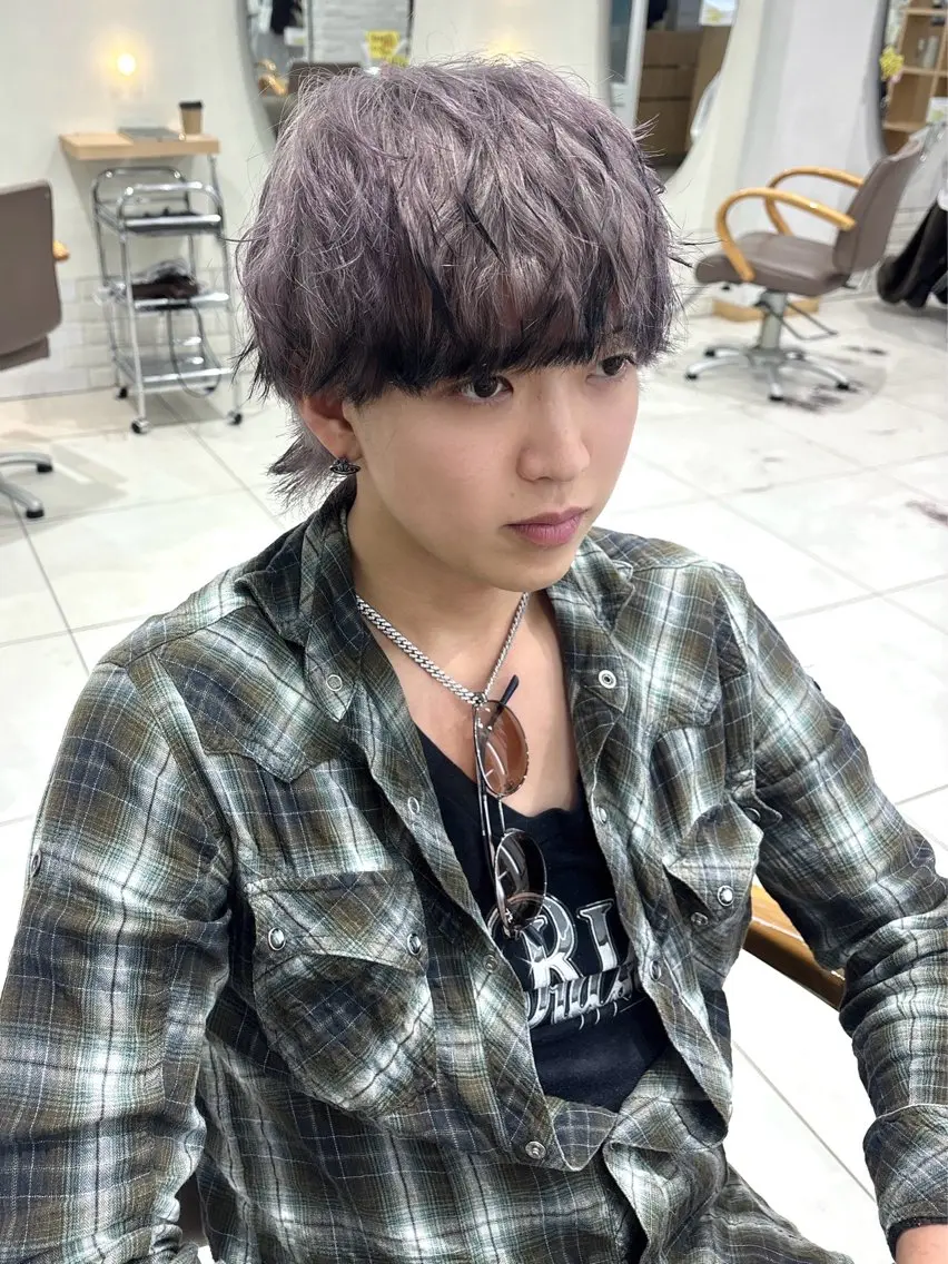 カラー メンズ 💈メンズパーマ カラー💈momoのヘアスタイル