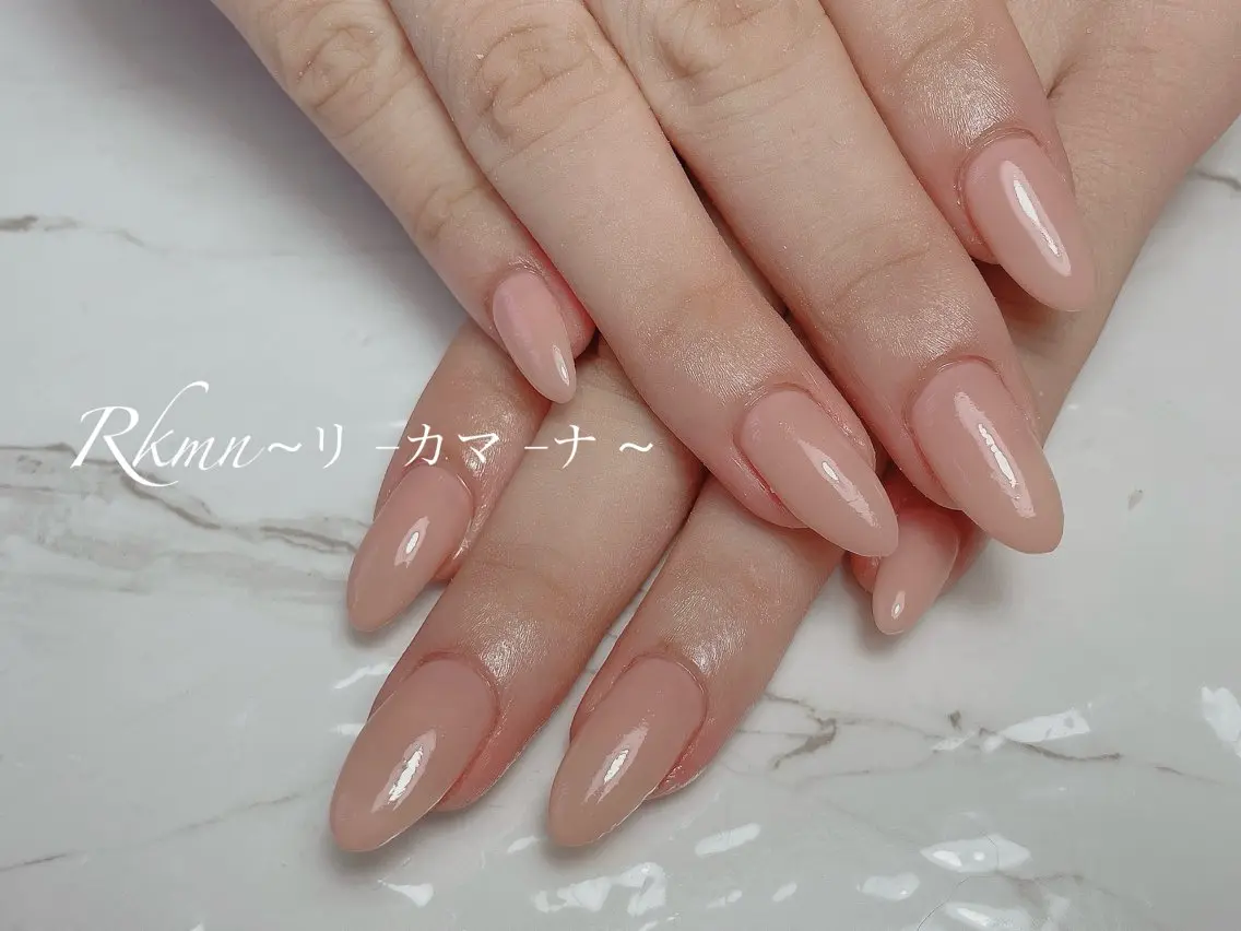 ネイル アートネイル ワンカラーネイル 春ネイル ハンドネイル フットネイル ハンドケア Rkmn ~リ-カマ-ナ~のネイルデザイン