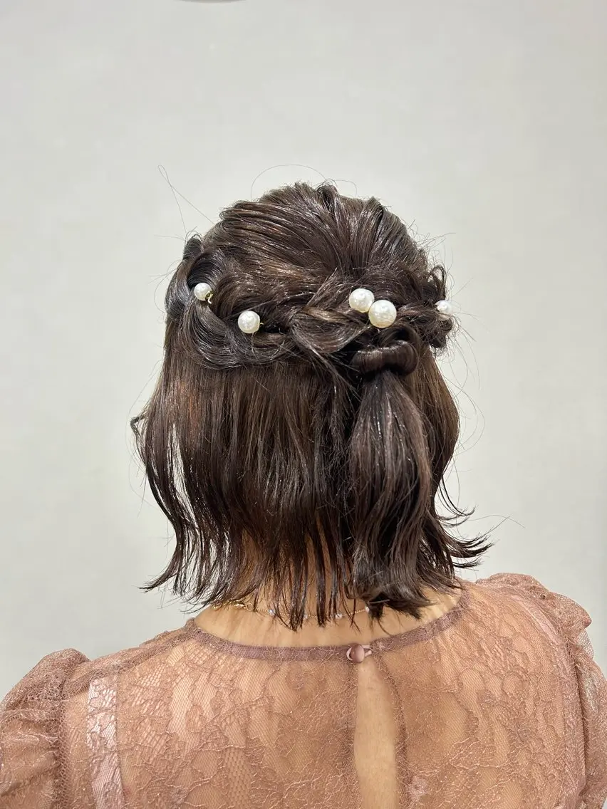 ヘアアレンジ 嶋田 和花のヘアスタイル