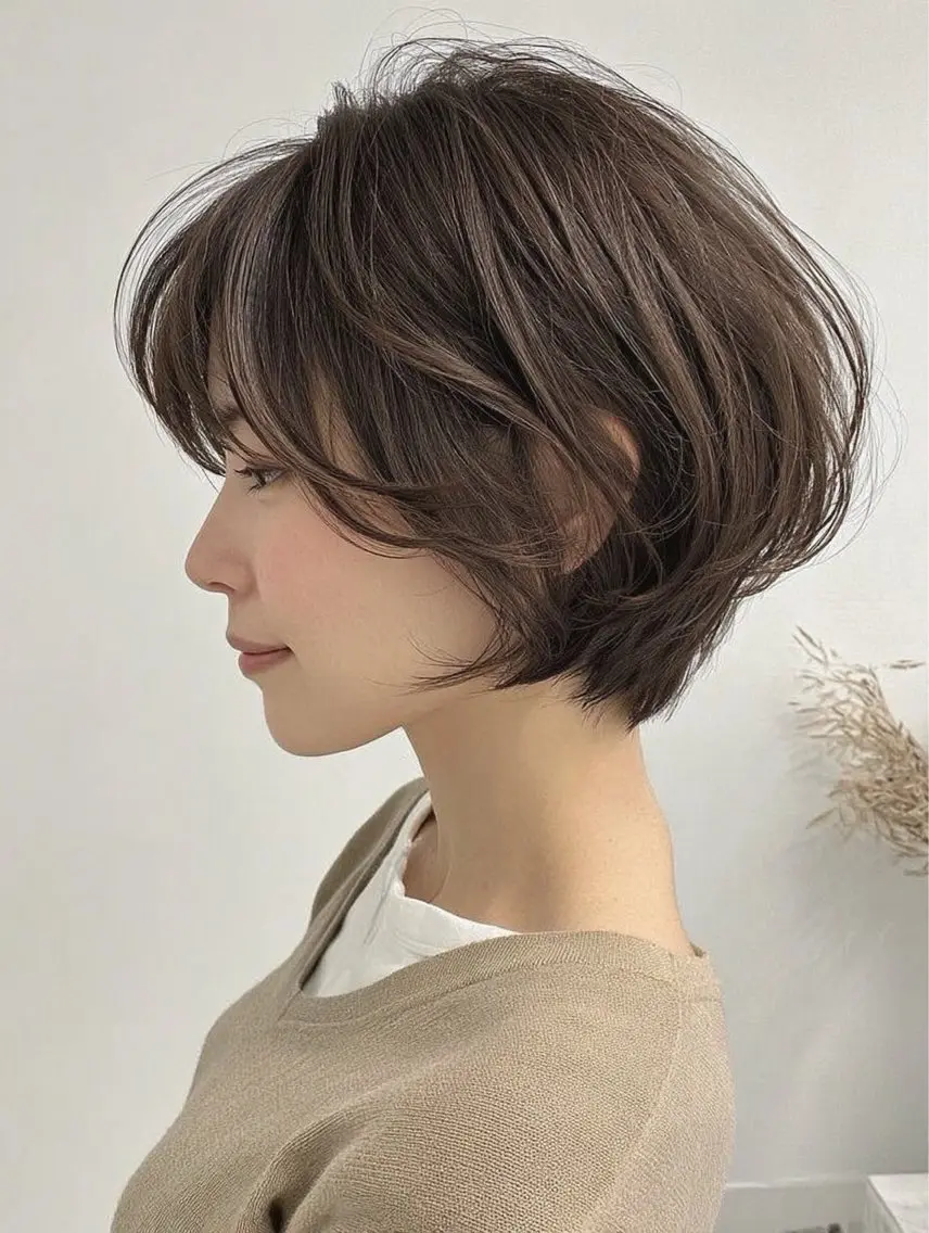 ショート 中村絵里奈レディース カットモデル🌷のヘアスタイル