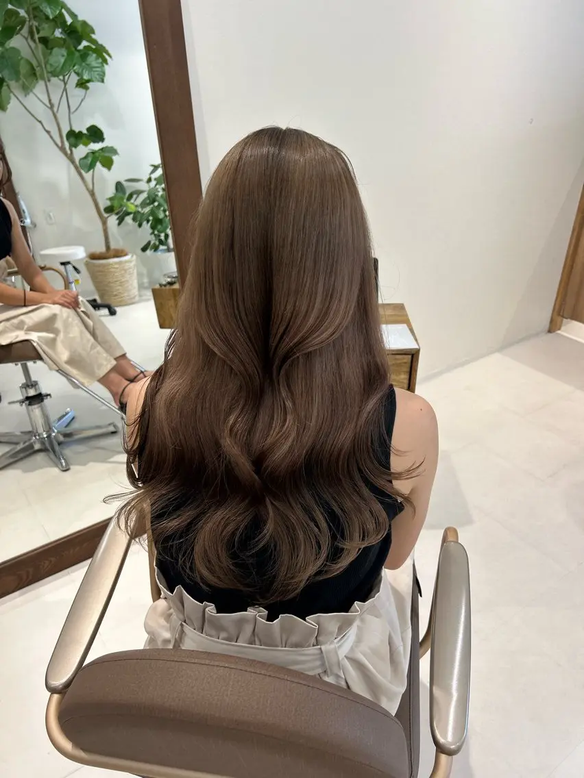 ロング カラー カット ヘアカラー トリートメント Liru:smart salon/茅ヶ崎のヘアスタイル