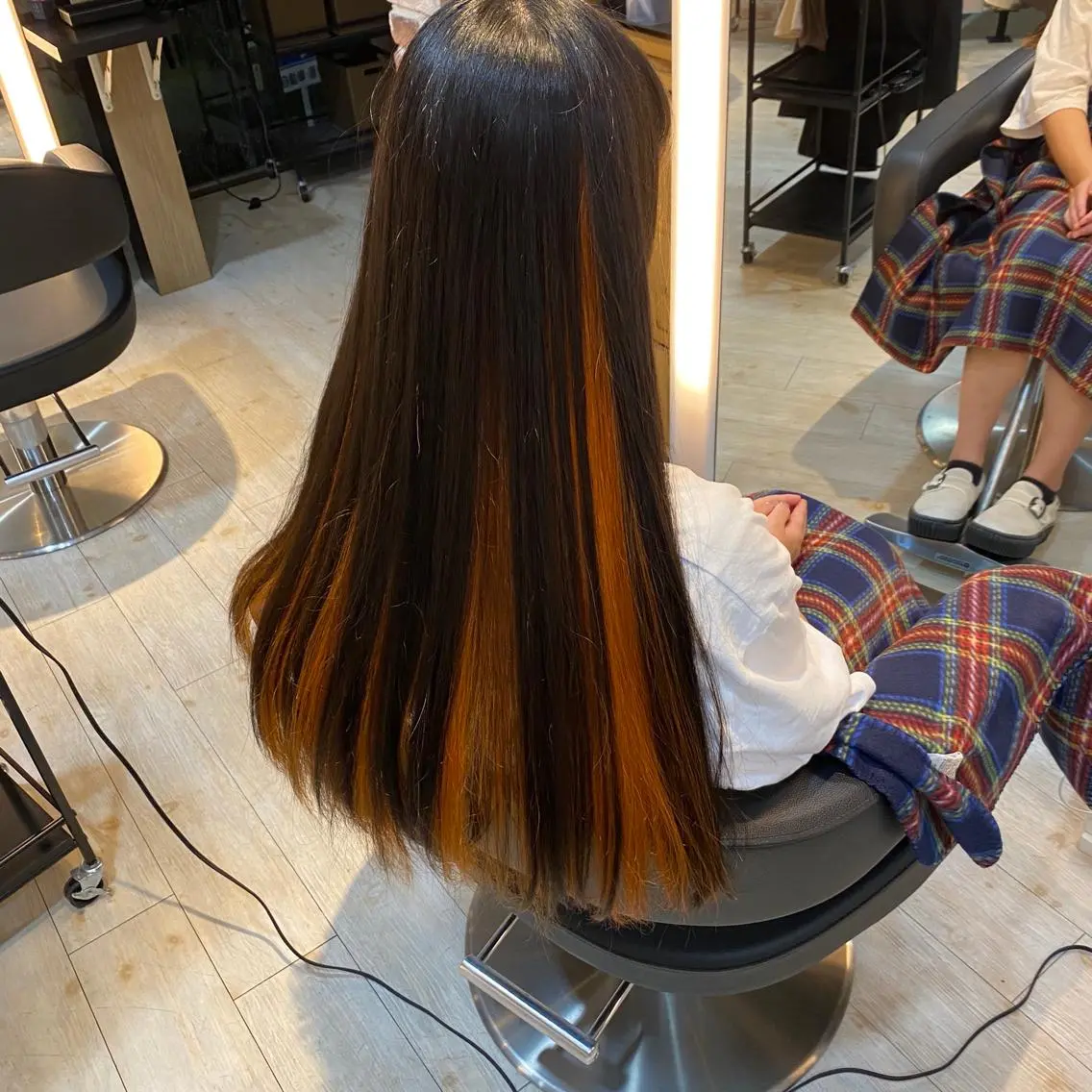 ロング カラー 井手 孔介のヘアスタイル
