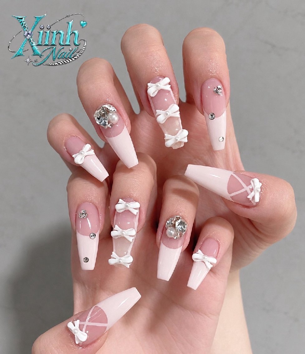 ネイル チークネイル 桜ネイル 長さ出し フットネイル ジェルネイル ハンドネイル XIINHNAIL 船橋店 馬詰ちゃんのネイルデザイン