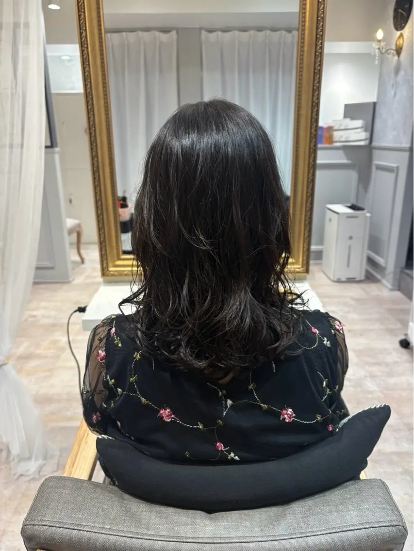 ロング パーマ 下田 颯太のヘアスタイル