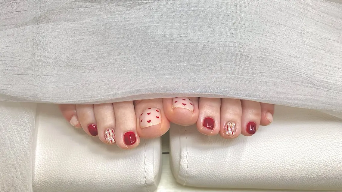 ネイル フットネイル Akina Nail🎀✨のネイルデザイン