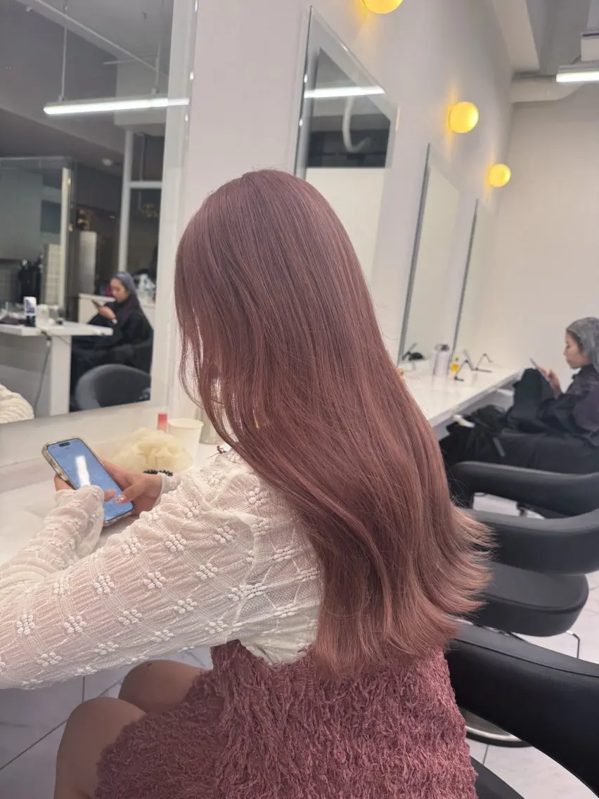 ロング カラー ヘアアレンジ Over hair_ misakiのヘアスタイル