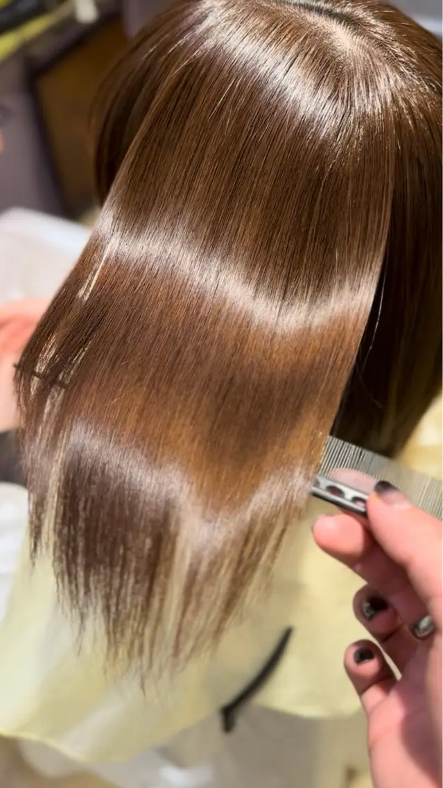 ミディアム カラー ヘアカラー トリートメント ✨️パーマ✨ たなかひろとのヘアスタイル