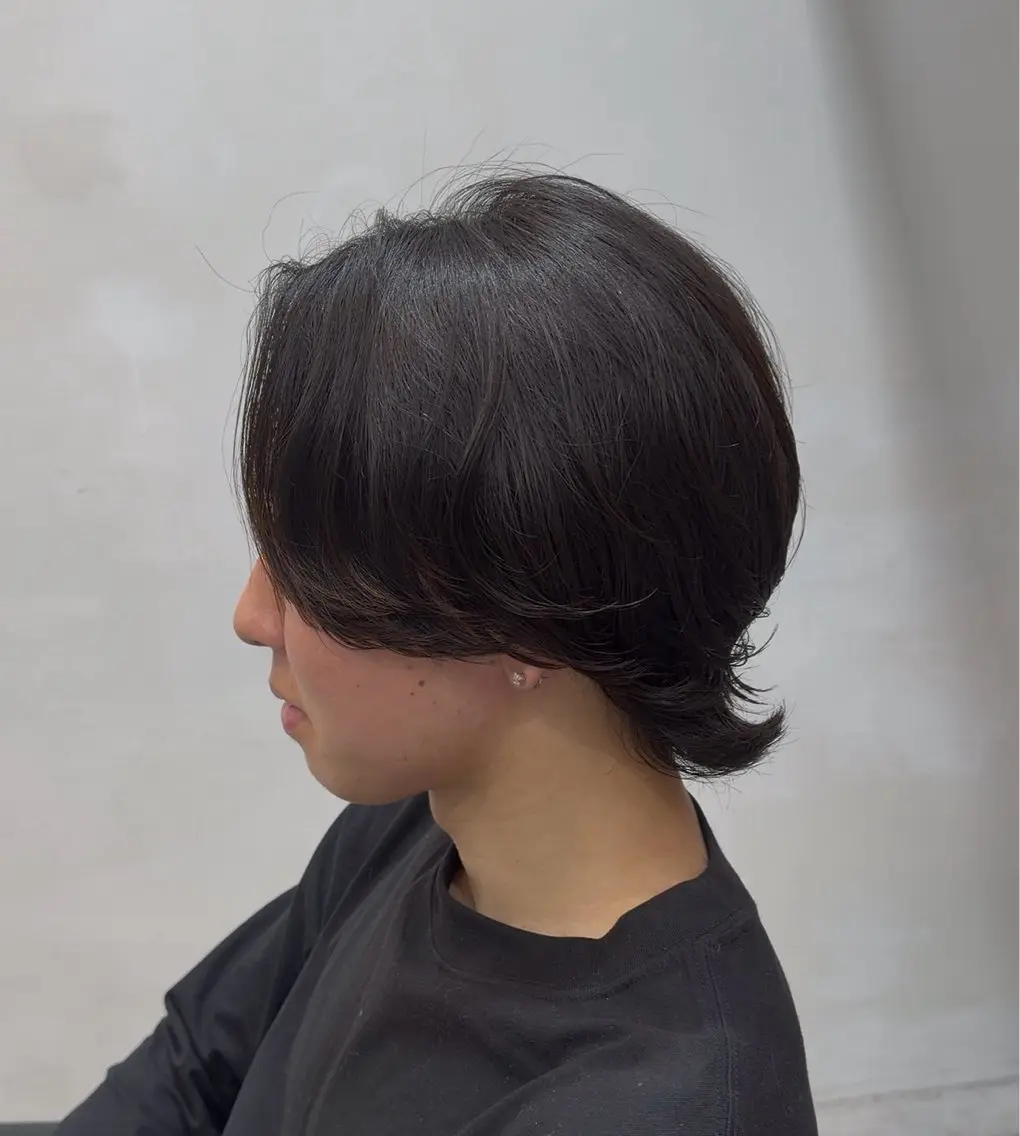 ミディアム カラー パーマ メンズ fifth 菅崎愛斗のヘアスタイル