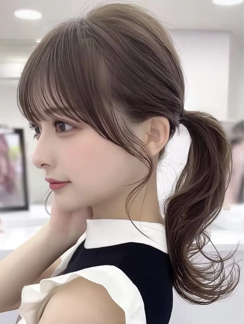 セミロング ドライパーマ/ ホットパーマ木村純也のヘアスタイル