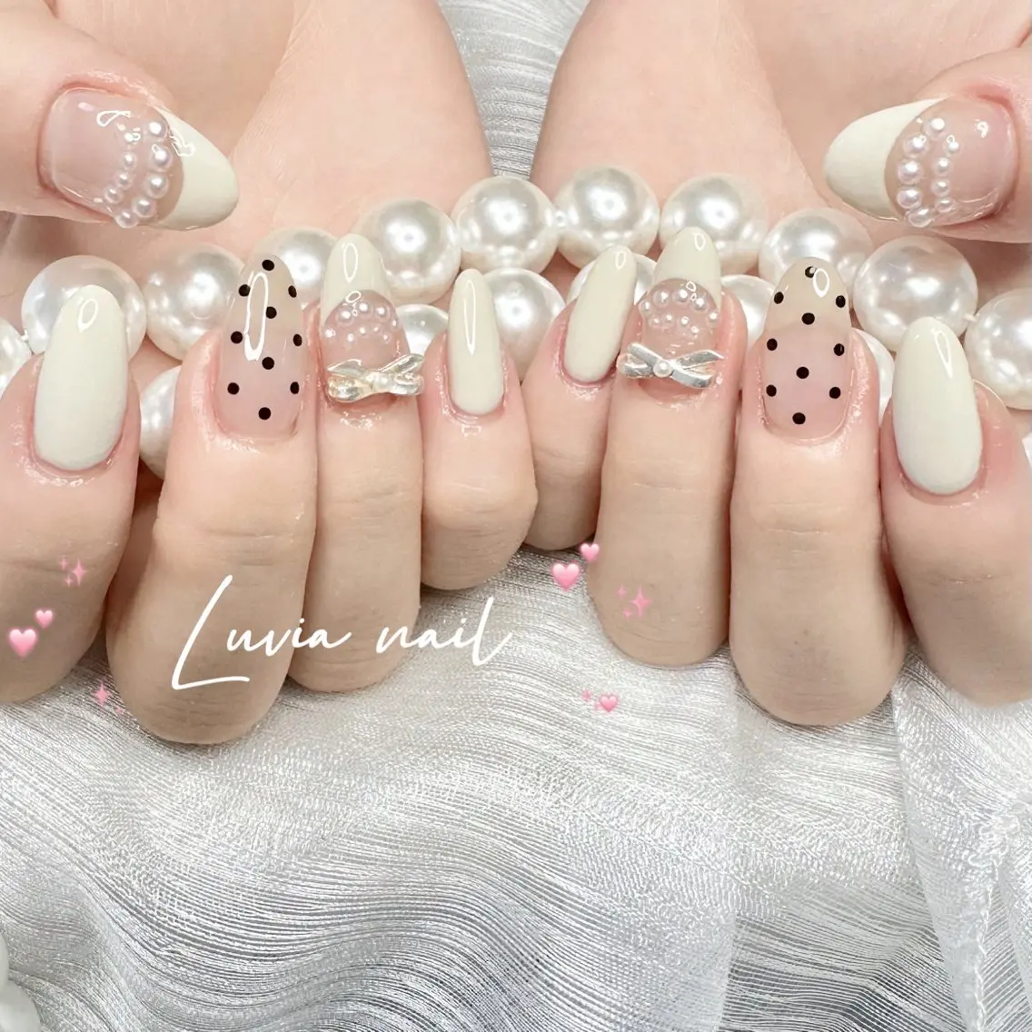 ネイル 🎀Luvia ワンホンネイル💫のネイルデザイン