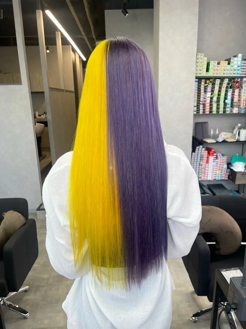 カラー 𝗮𝘆𝘂𝗺𝗶 ハイトーン🎀のヘアスタイル