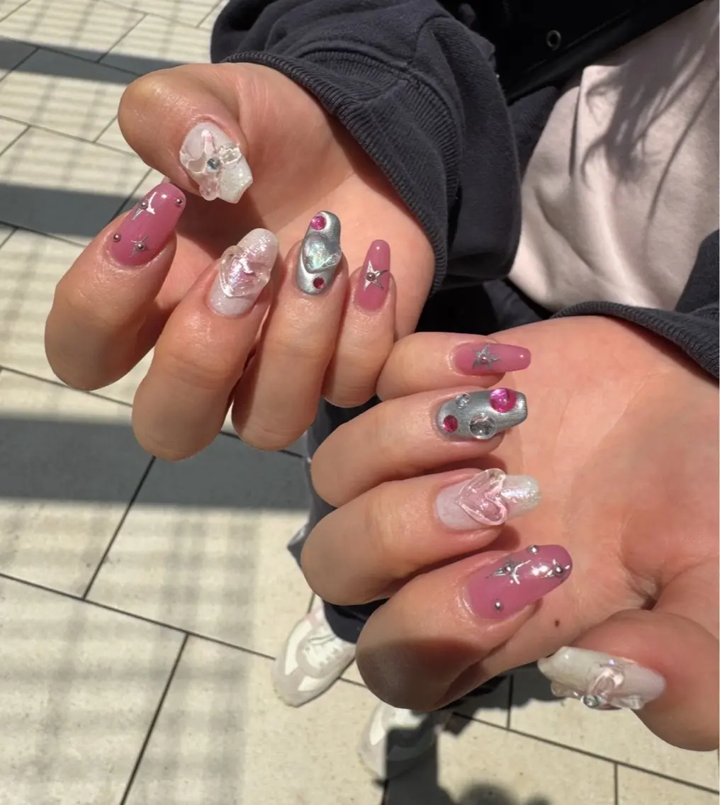 ネイル 成人式 キラキラネイル ニュアンスネイル オフィスネイル シンプルネイル Lililas💎 リリラースのネイルデザイン