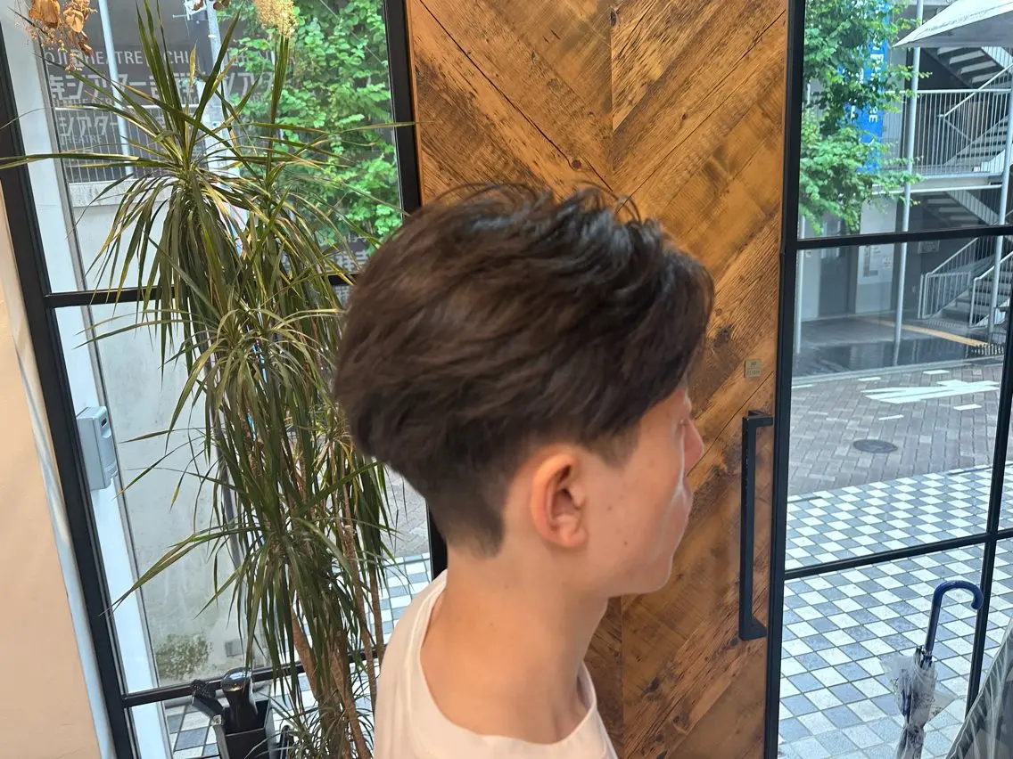 ショート メンズ フェードカット メンズパーマ カット 【gemini店長】 メンズ特化中野稜平のヘアスタイル