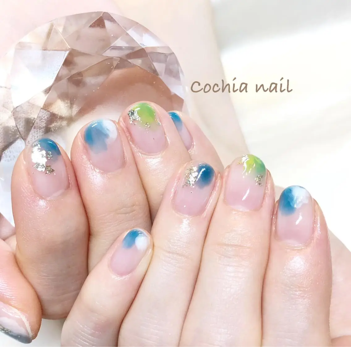 ネイル ニュアンスネイル ハンドネイル cochia nailのネイルデザイン