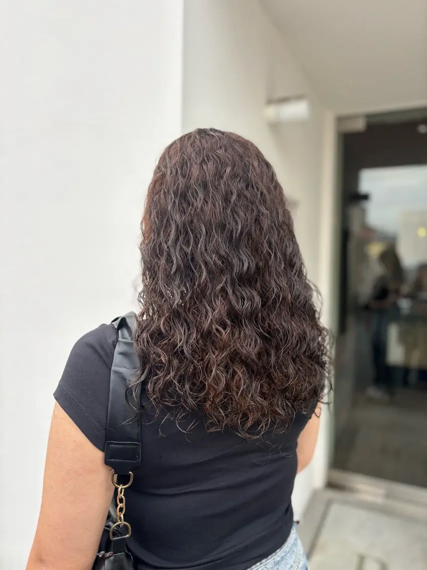 ロング パーマ パーマ 落海 風花のヘアスタイル
