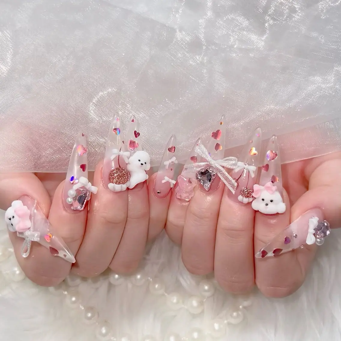 ネイル フットネイル マグネットネイル ぷっくりネイル ネイルチップ ワンホンネイル ハンドネイル Lyna 池袋のネイルデザイン