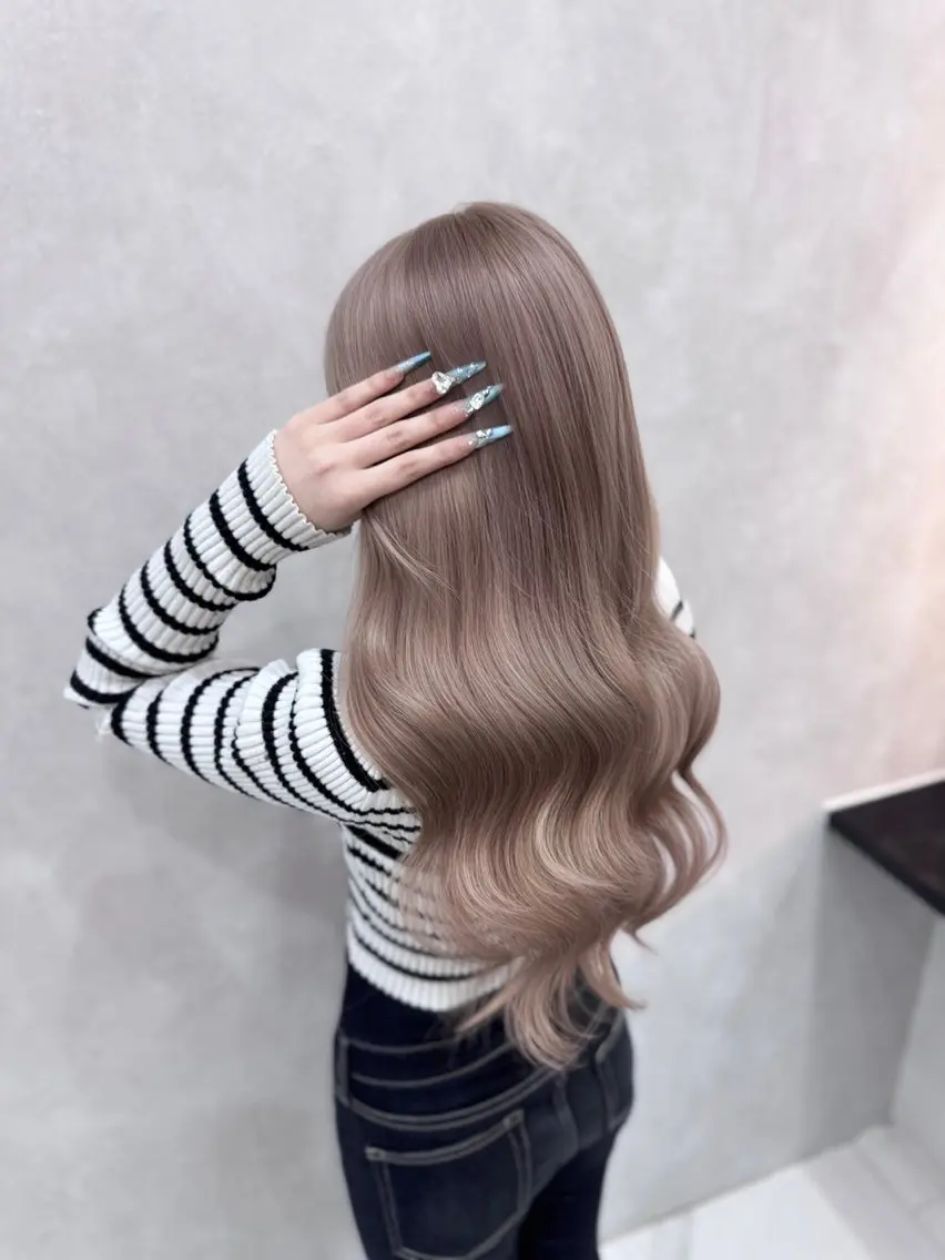 ロング カラー ヘアカラー 🩷ハイトーン特化 Riko🩷のヘアスタイル