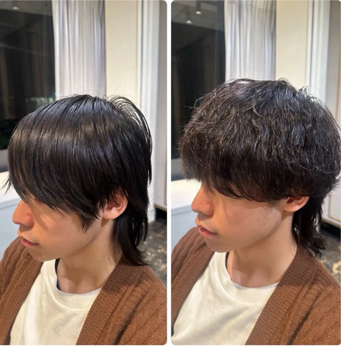 パーマ メンズ パーマ 小澤 琉凪のヘアスタイル