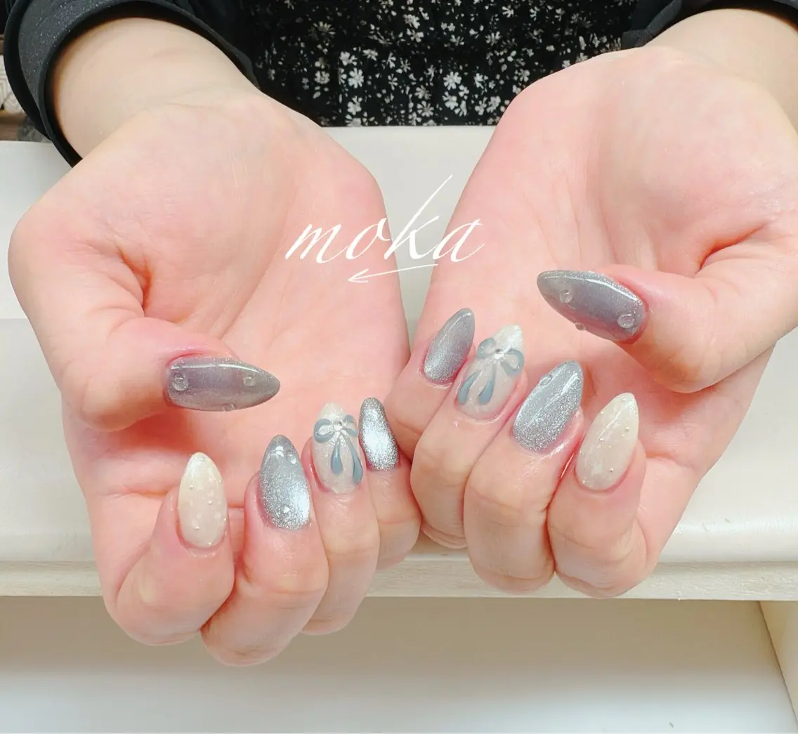 ネイル ハンドネイル ハンドケア 胡蝶蘭レディースサロ ンNailMOKAのネイルデザイン