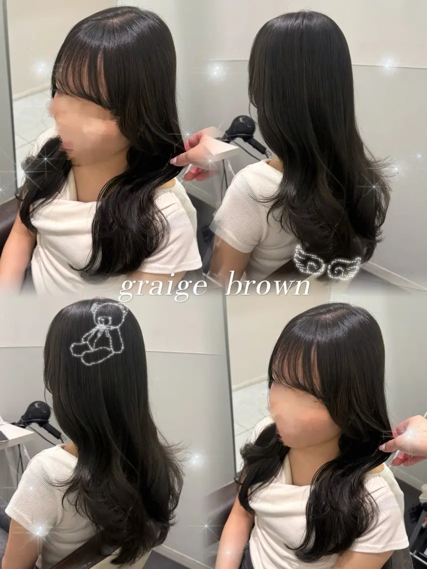 ロング カラー ヘアアレンジ ヘアカラー トリートメント ヘアセット すずね♡ トータルビューティーのヘアスタイル