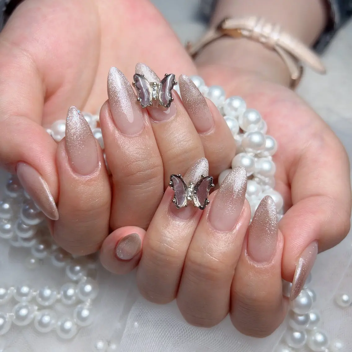 ネイル ハンドネイル M 🌷Nail 長さだし専門店のネイルデザイン